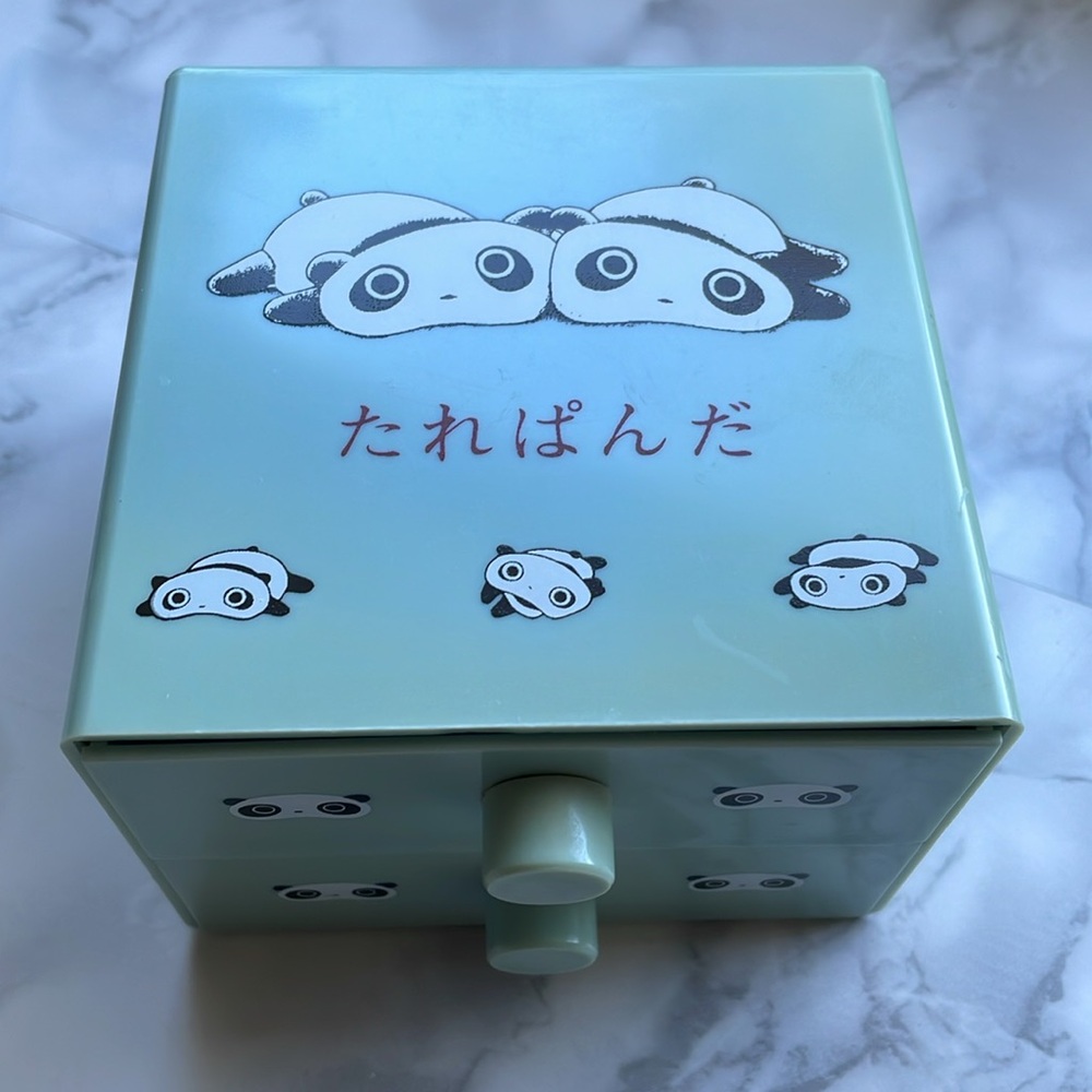 Vintage San-X Tarepanda small organizer - AS IS